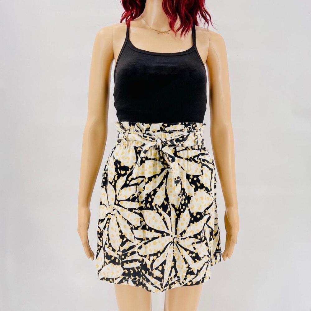 Nicole Miller floral mini skirt